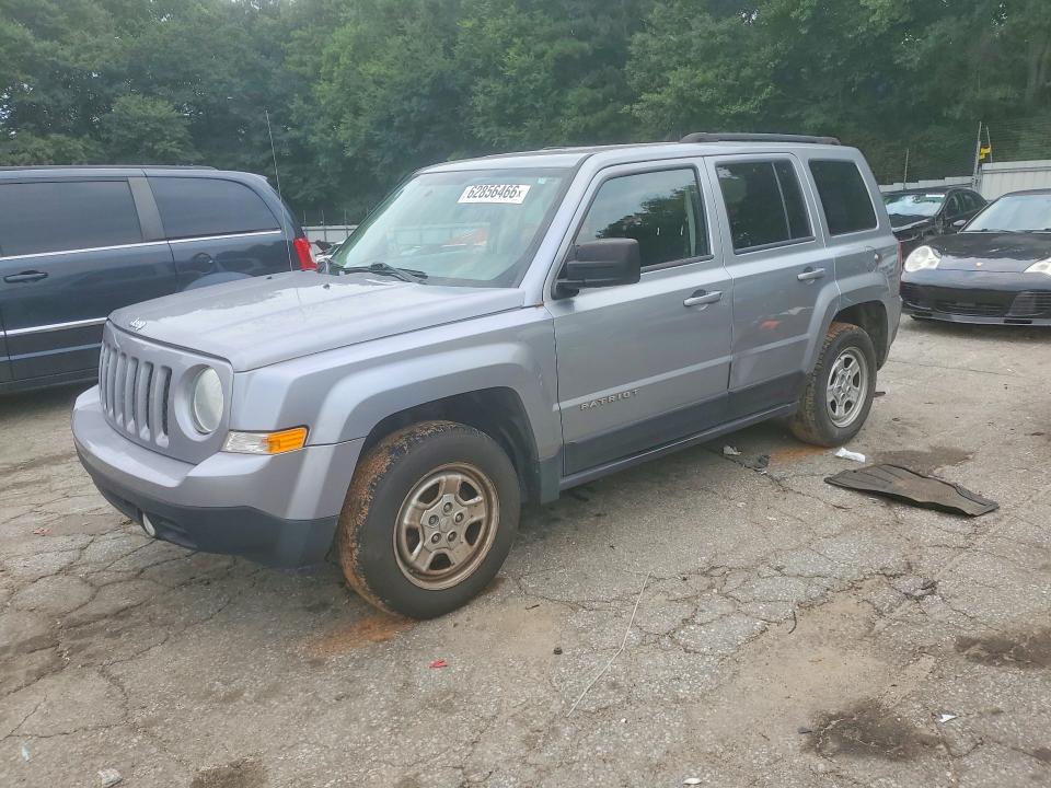 2016 Jeep Patriot მანქანა იყიდება აუქციონზე, vin: 1C4NJPBB4GD791002, აუქციონის ნომერი: 62856466