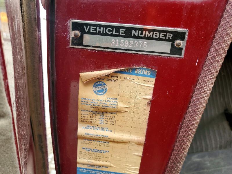 Auction sale of the 1950 Dodge Uk, vin: 31592376, lot number: 58828576