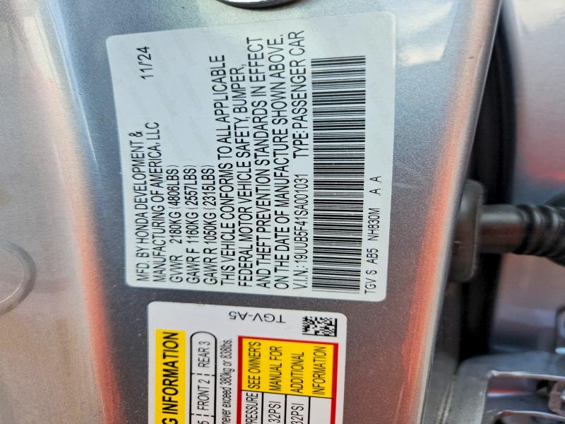 Продаж на аукціоні авто 2025 Acura Tlx, vin: 19UUB5F41SA001031, номер лоту: 61561096