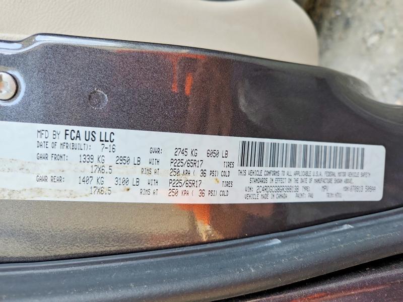 Aukcja sprzedaży 2016 Dodge Grand Caravan, vin: 2C4RDGCG8GR388138, numer aukcji: 59186926