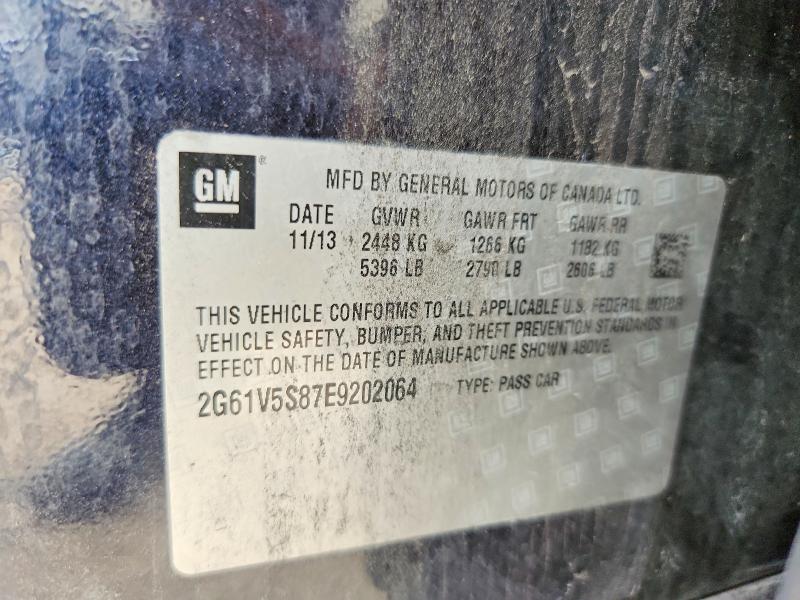 Продаж на аукціоні авто 2014 Cadillac Xts, vin: 2G61V5S87E9202064, номер лоту: 60869776