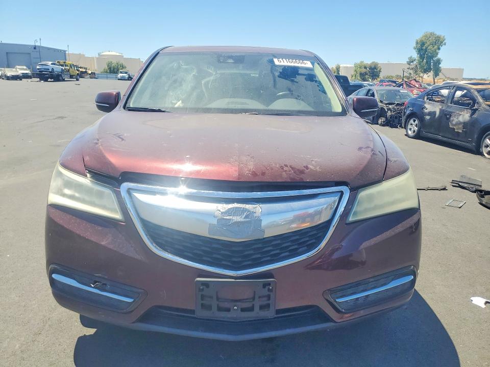2016 Acura Mdx მანქანა იყიდება აუქციონზე, vin: 5FRYD4H43GB054263, აუქციონის ნომერი: 61166666