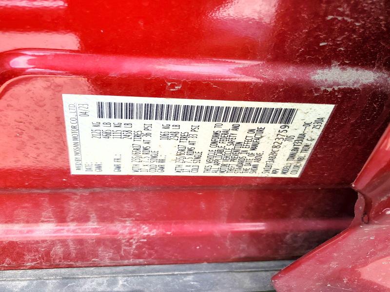 61434346 :رقم المزاد ، 5N1BT3AB2PC823759 vin ، 2023 Nissan Rogue مزاد بيع