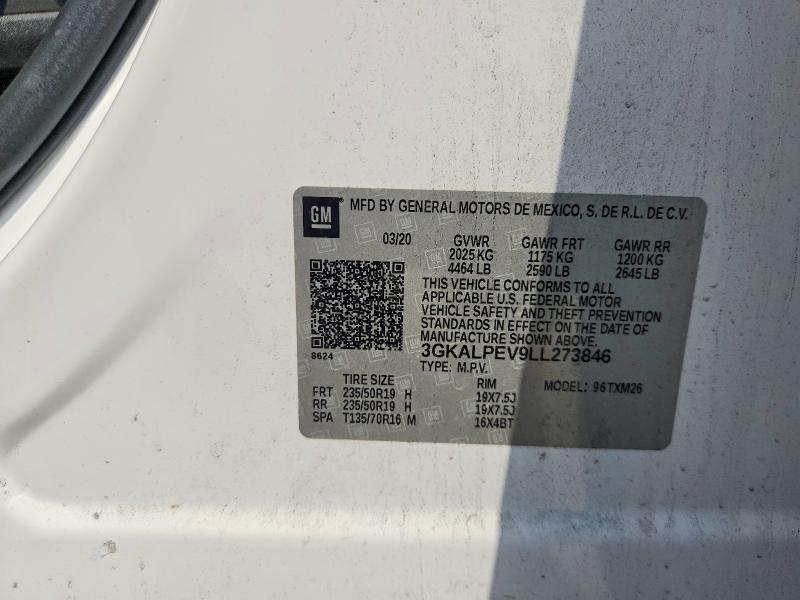 Продаж на аукціоні авто 2020 Gmc Terrain, vin: 3GKALPEV9LL273846, номер лоту: 62002286