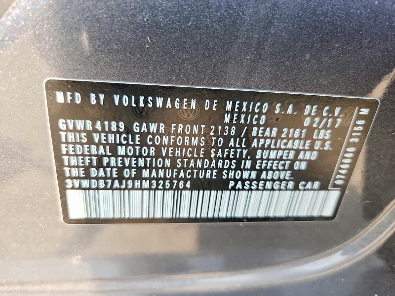Продажа на аукционе авто 2017 Volkswagen Jetta, vin: 3VWDB7AJ9HM325764, номер лота: 62392736