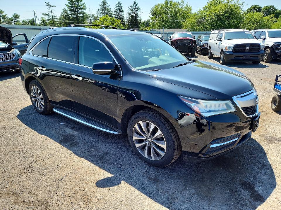 2016 Acura Mdx მანქანა იყიდება აუქციონზე, vin: 5FRYD4H4XGB062716, აუქციონის ნომერი: 61845686