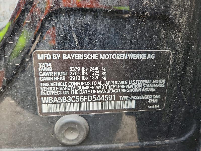 Продажа на аукционе авто 2015 Bmw 535, vin: WBA5B3C56FD544591, номер лота: 62062096