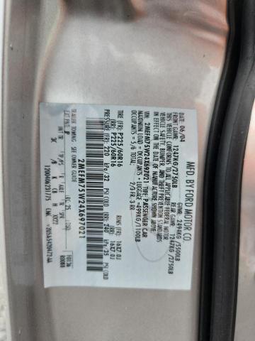 58624966 :رقم المزاد ، 2MEFM75W24X697021 vin ، 2004 Mercury Grand Marquis مزاد بيع