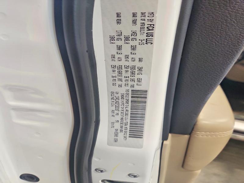 62231706 :رقم المزاد ، 1C4RDJAG2FC833187 vin ، 2015 Dodge Durango مزاد بيع