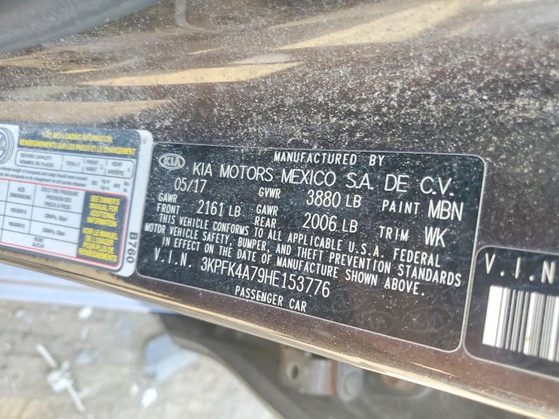 Продаж на аукціоні авто 2017 Kia Forte, vin: 3KPFK4A79HE153776, номер лоту: 59636986