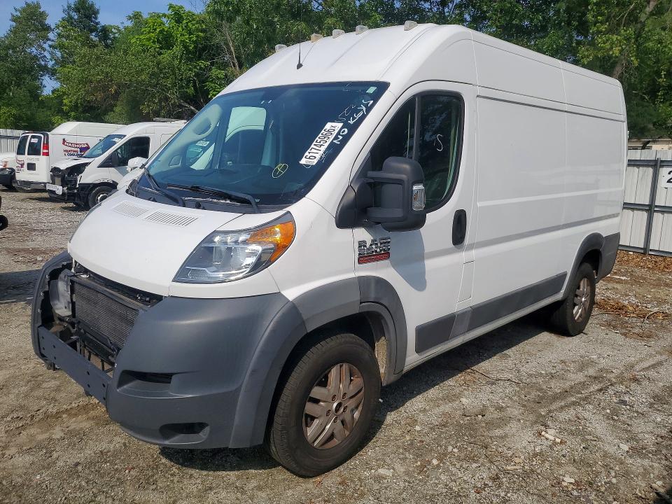 2018 Ram Promaster 2500 მანქანა იყიდება აუქციონზე, vin: 3C6TRVCG6JE155094, აუქციონის ნომერი: 61745966