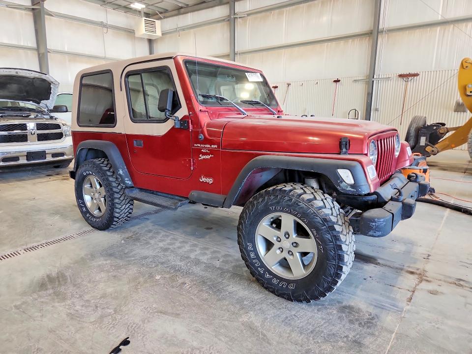 1999 Jeep Wrangler / Tj მანქანა იყიდება აუქციონზე, vin: 1J4FY19S1XP431293, აუქციონის ნომერი: 61352266