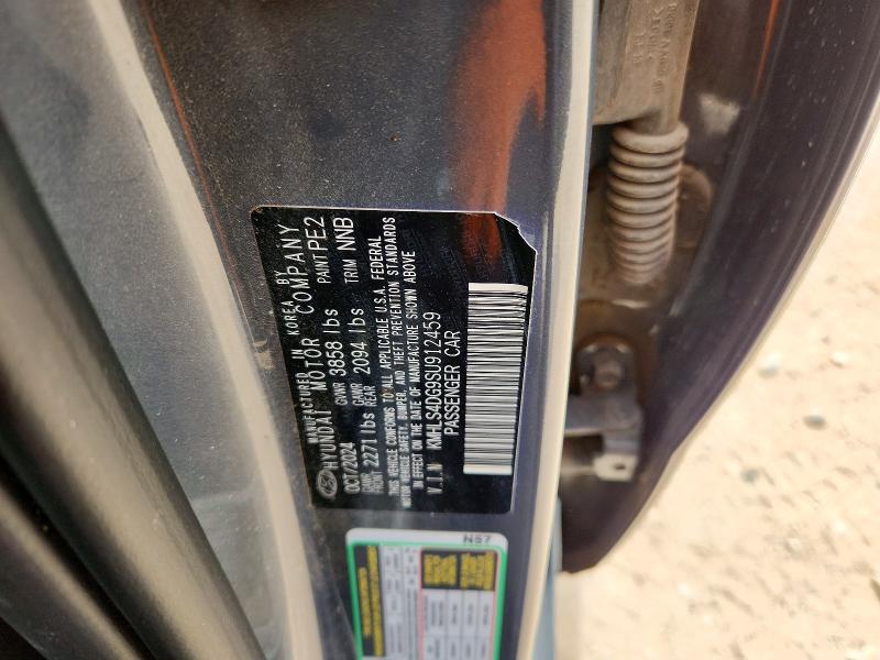 61242466 :رقم المزاد ، KMHLS4DG9SU912459 vin ، 2025 Hyundai Elantra مزاد بيع