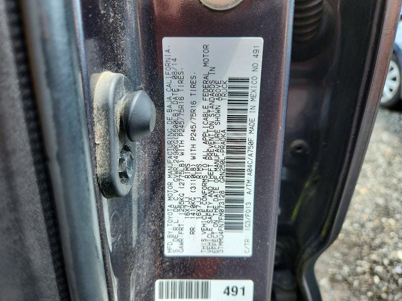 Aukcja sprzedaży 2015 Toyota Tacoma, vin: 3TMMU4FN7FM073128, numer aukcji: 62584976