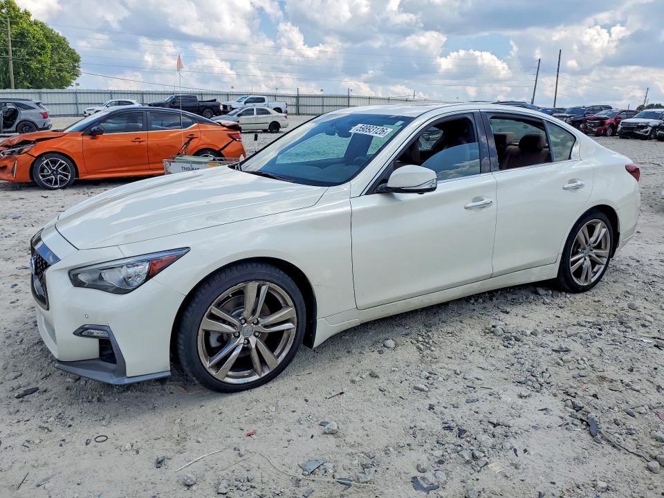 59893126 :رقم المزاد ، JN1EV7CR1MM755895 vin ، 2021 Infiniti Q50 مزاد بيع