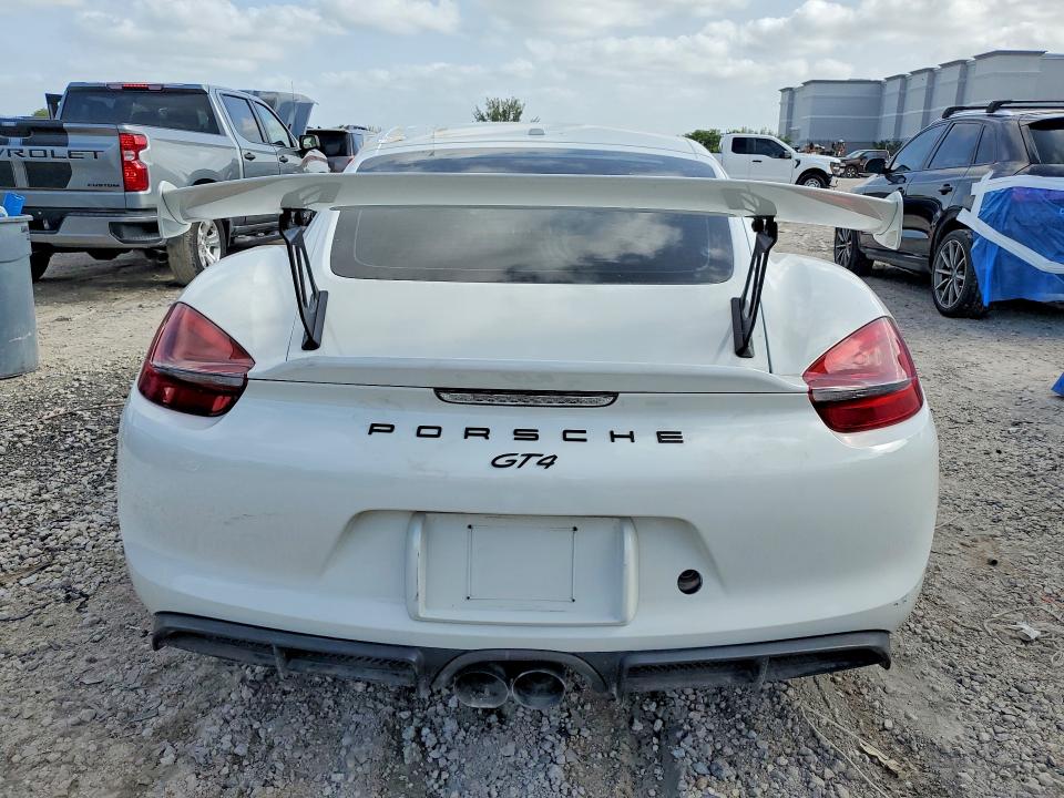 60589916 :رقم المزاد ، WP0AC2A82GK197098 vin ، 2016 Porsche Cayman مزاد بيع