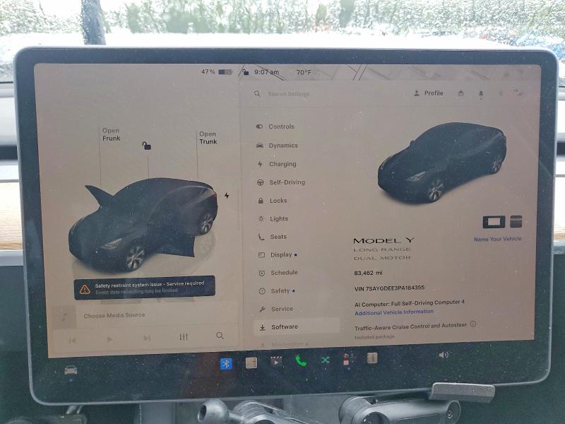 62594196 :رقم المزاد ، 7SAYGDEE3PA184355 vin ، 2023 Tesla Model Y مزاد بيع