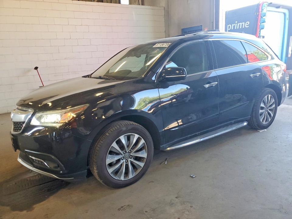 61156706 :رقم المزاد ، 5FRYD4H41FB025584 vin ، 2015 Acura Mdx مزاد بيع