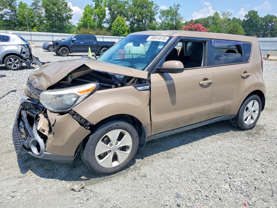 59641076 :رقم المزاد ، KNDJN2A21F7130080 vin ، 2015 Kia Soul مزاد بيع