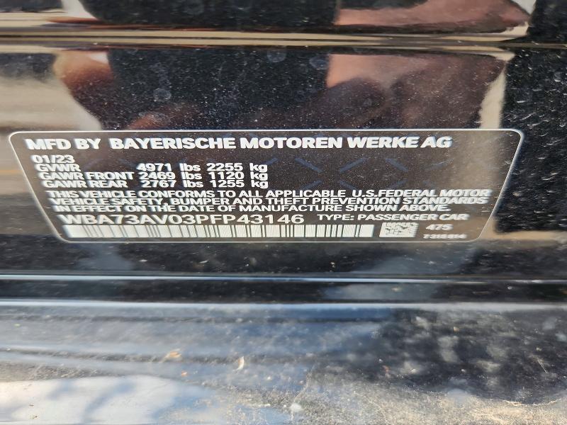 Продаж на аукціоні авто 2023 Bmw 430xi, vin: WBA73AV03PFP43146, номер лоту: 60696156