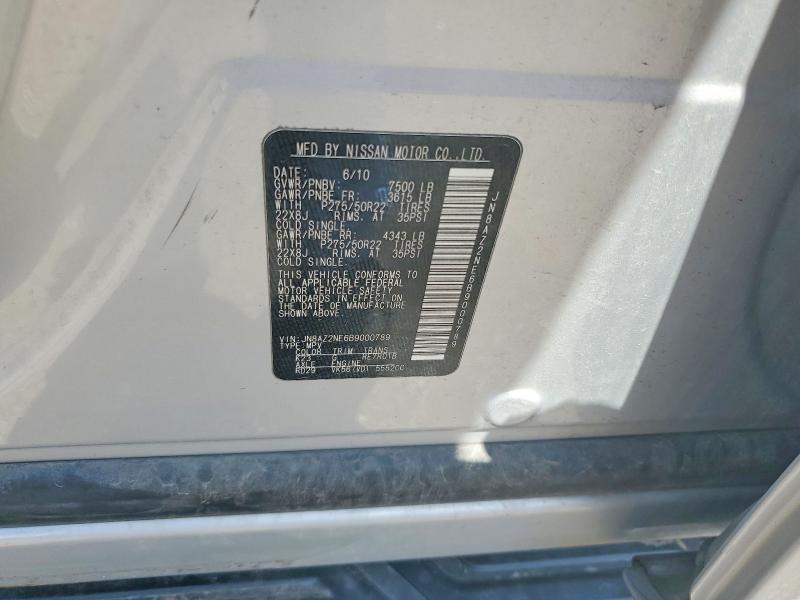 2011 Infiniti Qx56 მანქანა იყიდება აუქციონზე, vin: JN8AZ2NE6B9000789, აუქციონის ნომერი: 59618656