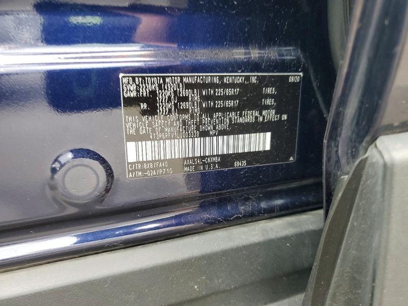 Продаж на аукціоні авто 2020 Toyota Rav4 Hybrid, vin: 4T3R6RFV1LU003339, номер лоту: 59896786