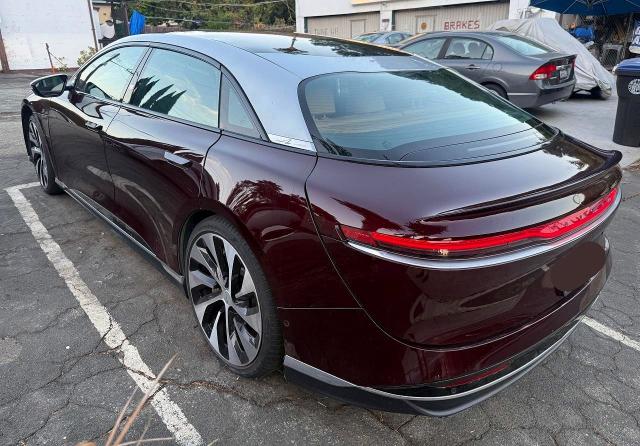 2022 Lucid Motors Air მანქანა იყიდება აუქციონზე, vin: 50EA1GBA8NA005072, აუქციონის ნომერი: 61463616
