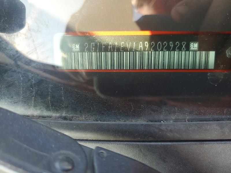 2010 Chevrolet Camaro მანქანა იყიდება აუქციონზე, vin: 2G1FA1EV1A9202928, აუქციონის ნომერი: 61736596