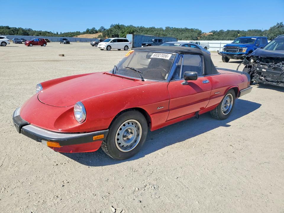 Продаж на аукціоні авто 1987 Alfa Romeo Spider, vin: ZARBA5640H1045254, номер лоту: 60327056