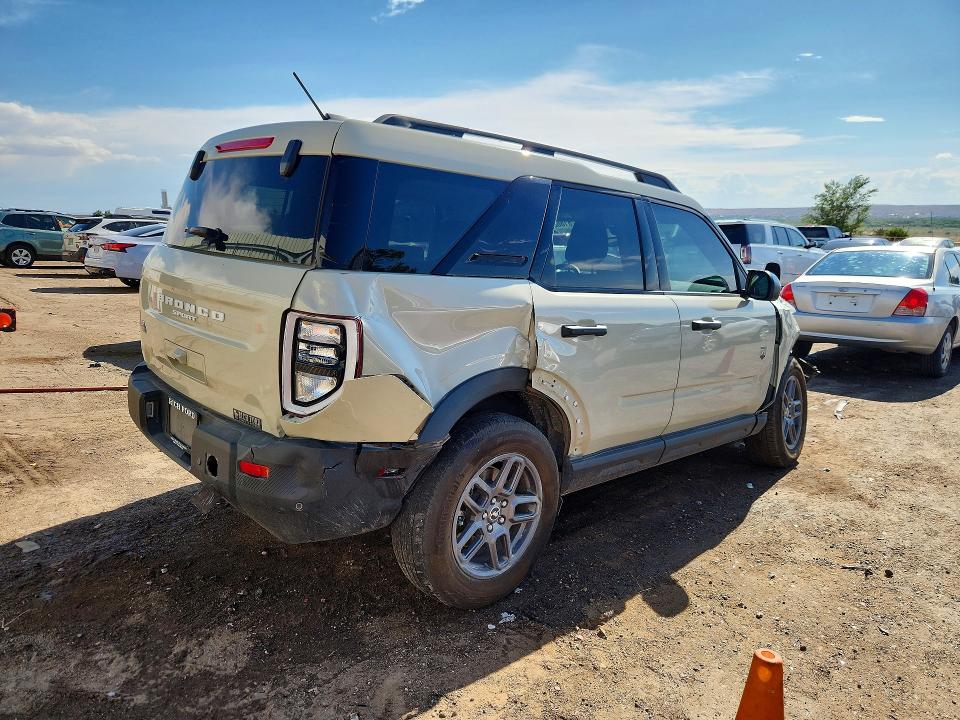 61862586 :رقم المزاد ، 3FMCR9BN5SRE61306 vin ، 2025 Ford Bronco Sport مزاد بيع
