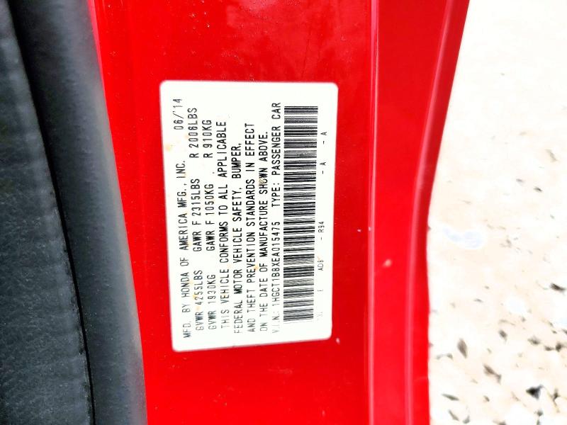 Продажа на аукционе авто 2014 Honda Accord, vin: 1HGCT1B8XEA015475, номер лота: 61518566