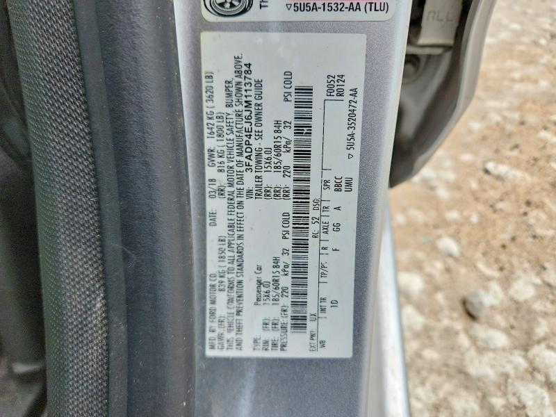 Aukcja sprzedaży 2018 Ford Fiesta, vin: 3FADP4EJ6JM113784, numer aukcji: 60573906