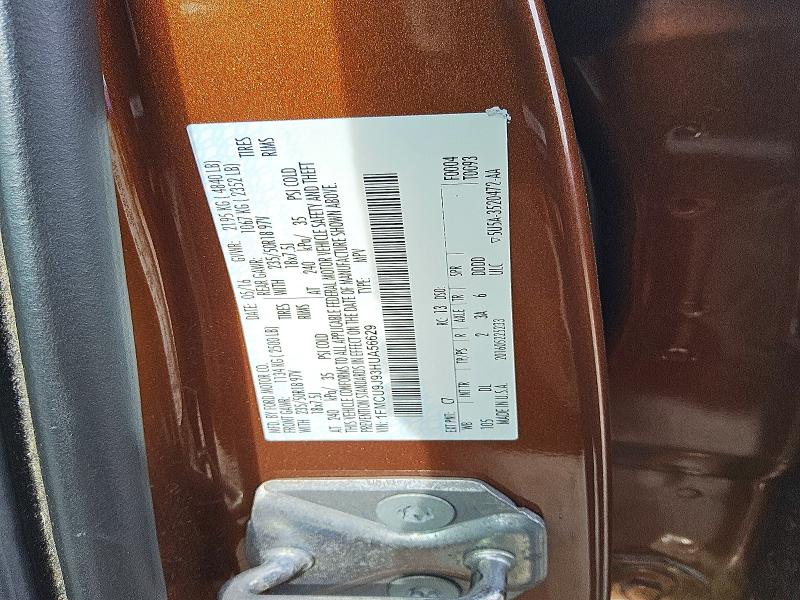 61980706 :رقم المزاد ، 1FMCU9J93HUA56629 vin ، 2017 Ford Escape مزاد بيع