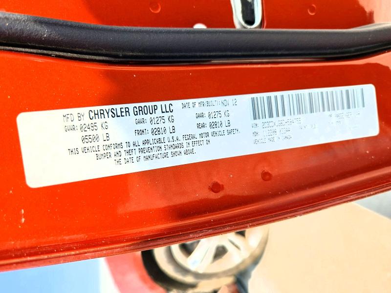 Продаж на аукціоні авто 2013 Dodge Charger, vin: 2C3CDXJG6DH584755, номер лоту: 61180846