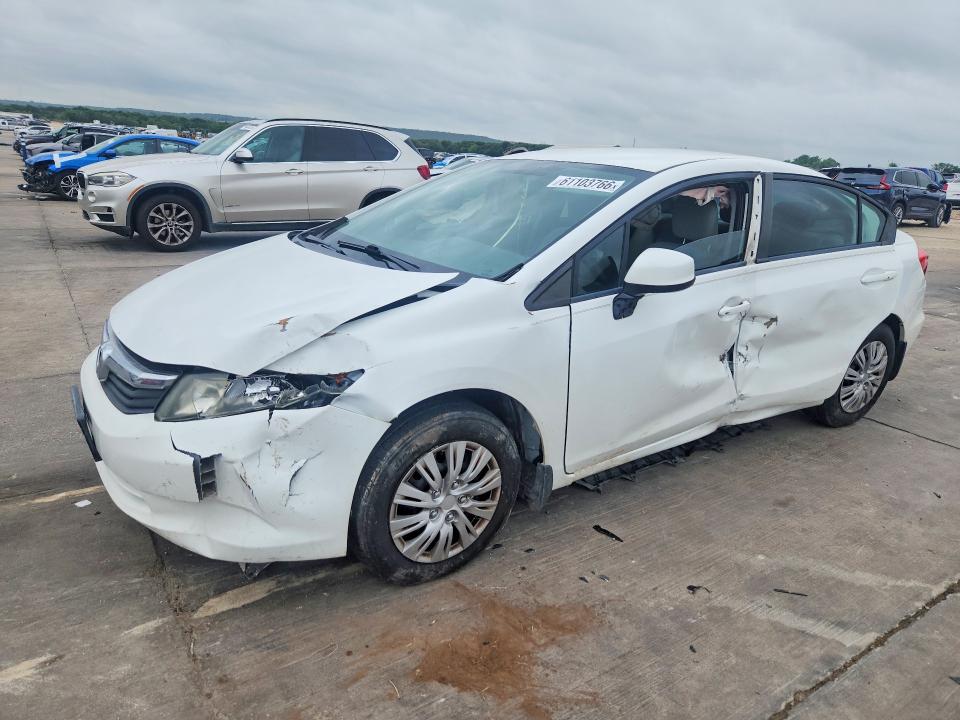 Aukcja sprzedaży 2012 Honda Civic, vin: 2HGFB2F57CH317018, numer aukcji: 61103766