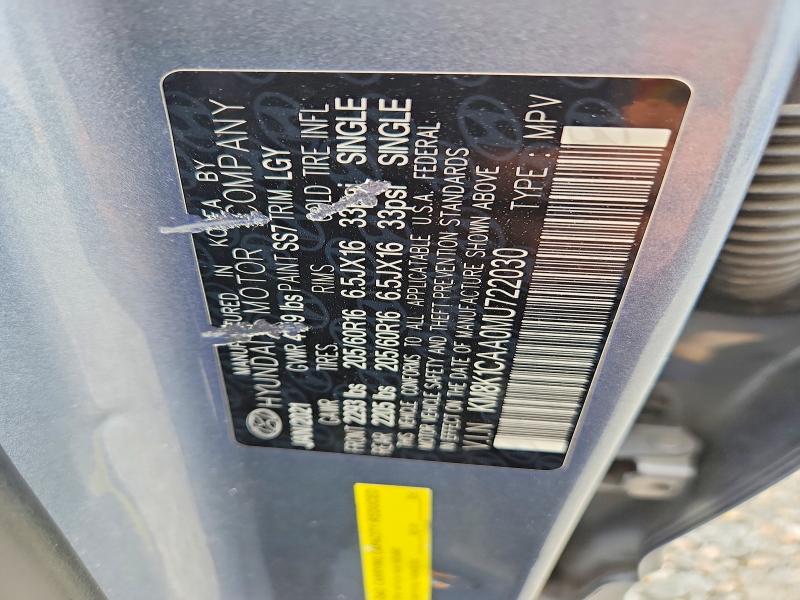 61000406 :رقم المزاد ، KM8K1CAA0MU722030 vin ، 2021 Hyundai Kona مزاد بيع