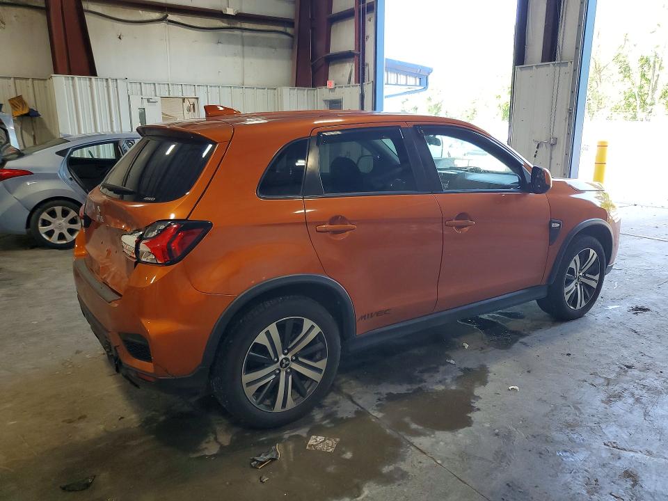 2020 Mitsubishi Outlander Sport მანქანა იყიდება აუქციონზე, vin: JA4AR3AU6LU005353, აუქციონის ნომერი: 59781216