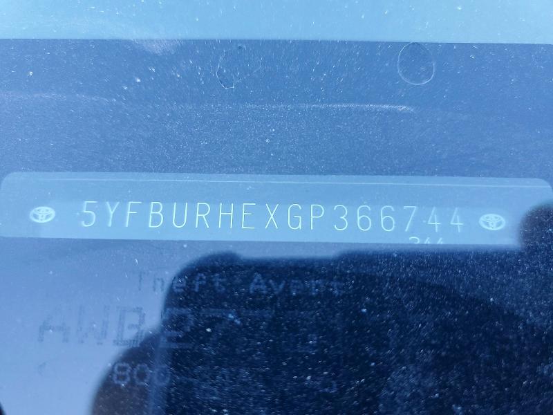 Продаж на аукціоні авто 2016 Toyota Corolla, vin: 5YFBURHEXGP366744, номер лоту: 60139766