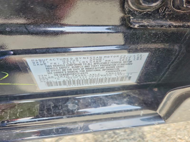 60625646 :رقم المزاد ، 3N1AB8BV0SY314975 vin ، 2025 Nissan Sentra مزاد بيع