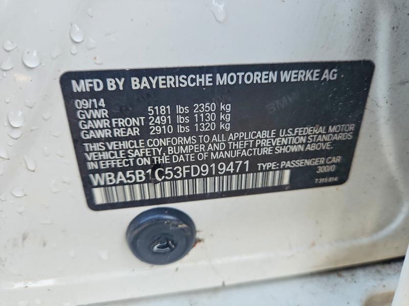 Aukcja sprzedaży 2015 Bmw 535, vin: WBA5B1C53FD919471, numer aukcji: 60386906
