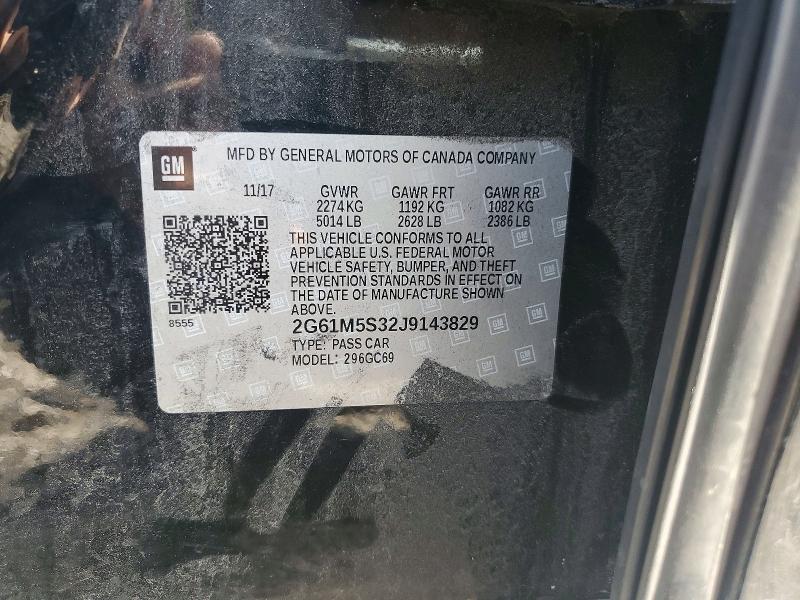 Aukcja sprzedaży 2018 Cadillac Xts, vin: 2G61M5S32J9143829, numer aukcji: 59328036