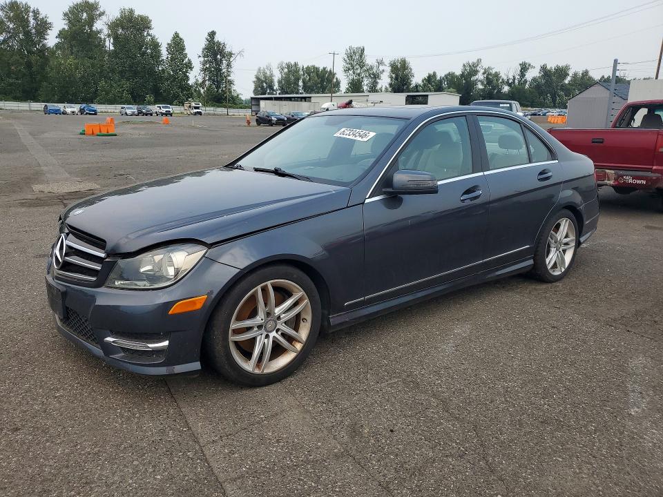 2014 Mercedes-benz C მანქანა იყიდება აუქციონზე, vin: WDDGF8AB9ER318901, აუქციონის ნომერი: 62334546