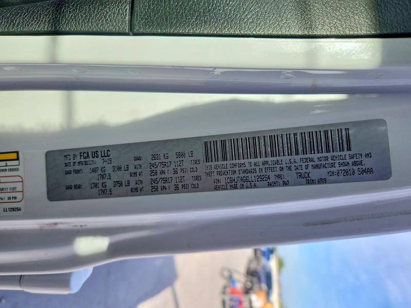 Aukcja sprzedaży 2020 Jeep Gladiator, vin: 1C6HJTAG6LL129254, numer aukcji: 61049486