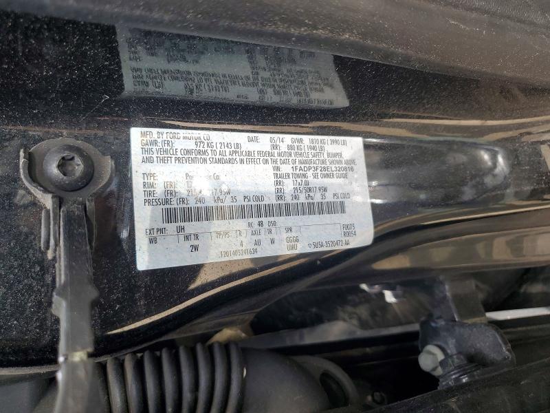Aukcja sprzedaży 2014 Ford Focus, vin: 1FADP3F28EL320816, numer aukcji: 60403956