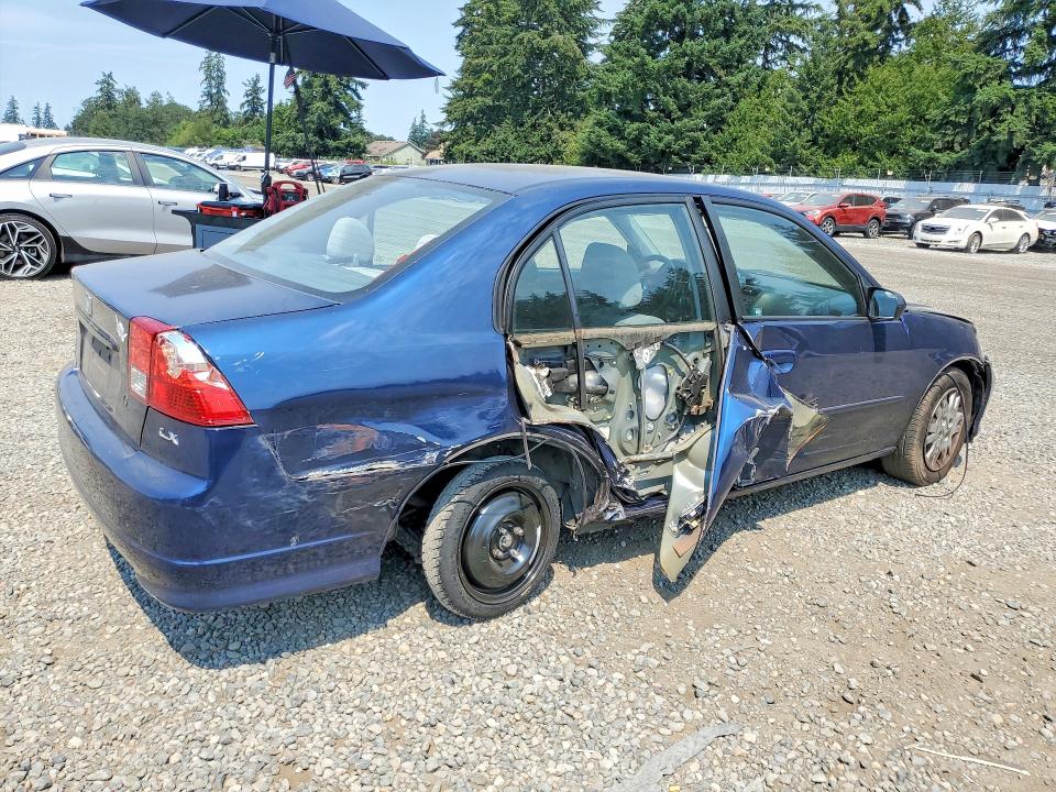 2005 Honda Civic მანქანა იყიდება აუქციონზე, vin: 2HGES16555H604835, აუქციონის ნომერი: 61427486