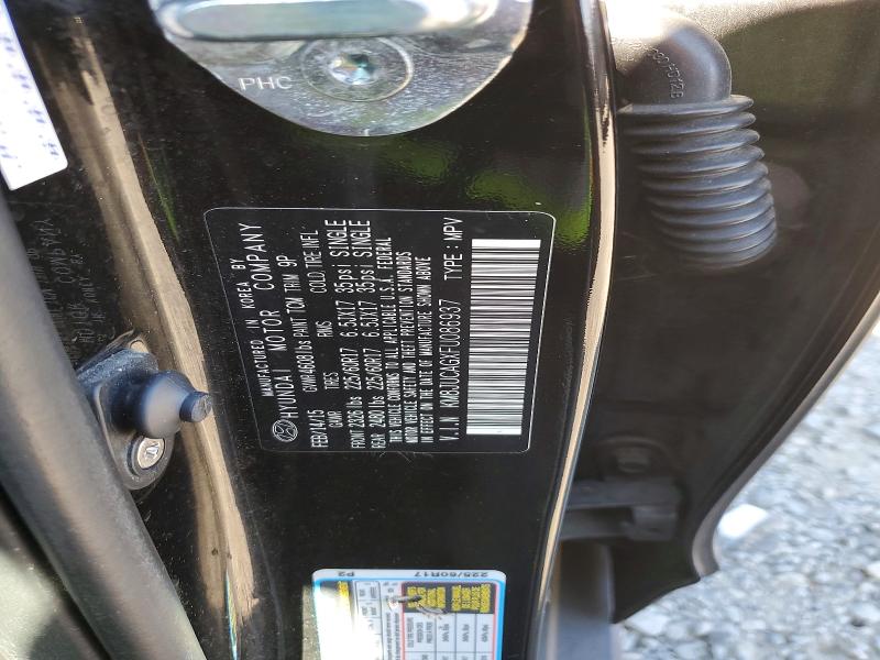2015 Hyundai Tucson მანქანა იყიდება აუქციონზე, vin: KM8JUCAGXFU086937, აუქციონის ნომერი: 61231536