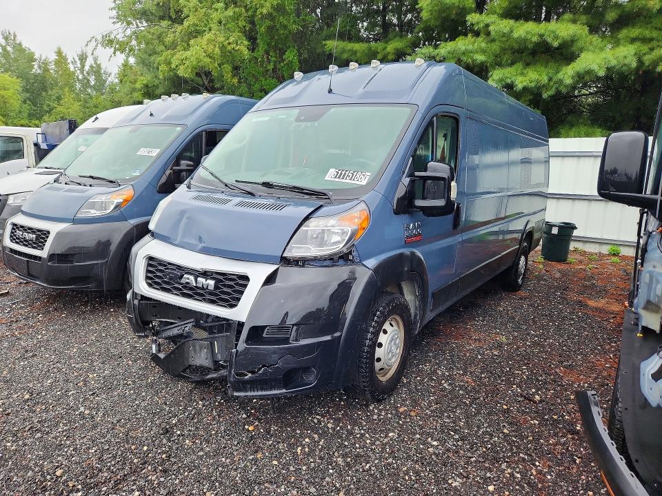 Продажа на аукционе авто 2021 Ram Promaster 3500, vin: 3C6MRVJG8ME562152, номер лота: 61115186