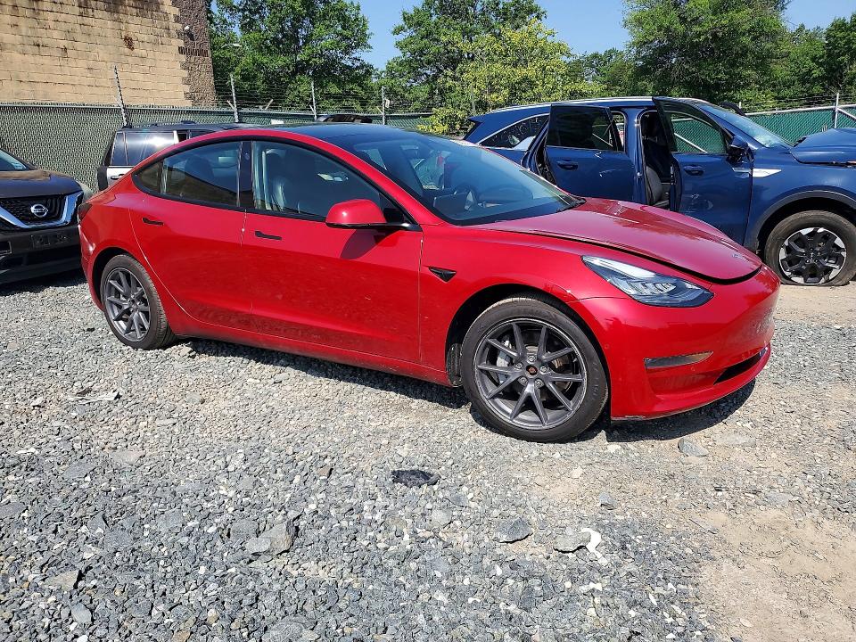 Продажа на аукционе авто 2022 Tesla 3, vin: 5YJ3E1EB4NF285776, номер лота: 58921706