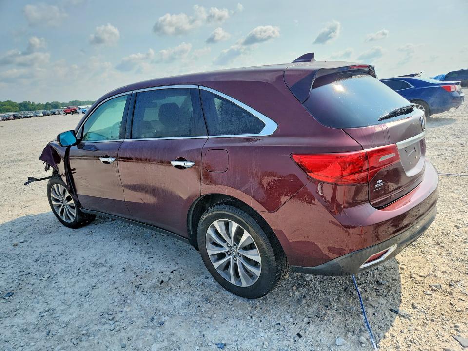 2014 Acura Mdx მანქანა იყიდება აუქციონზე, vin: 5FRYD4H46EB025692, აუქციონის ნომერი: 61872766