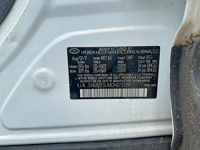 Продажа на аукционе авто 2018 Hyundai Santa Fe Sport, vin: 5NMZT3LB8JH073289, номер лота: 63382756
